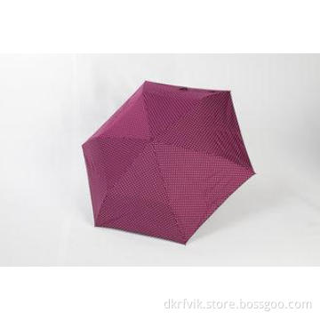 Pink UV Protection Umbrella Folding , Mini Pocket Umbrella